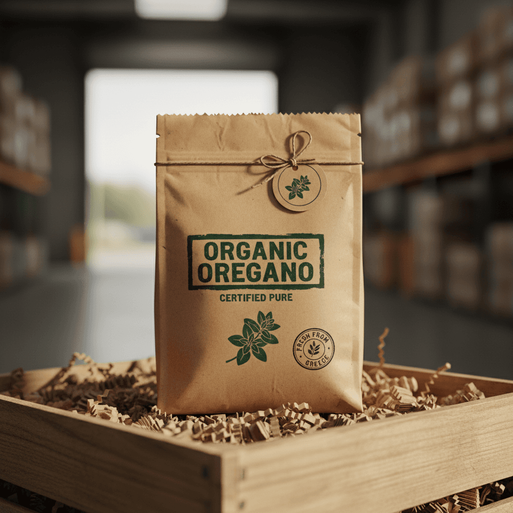 Sealed oregano packaging
